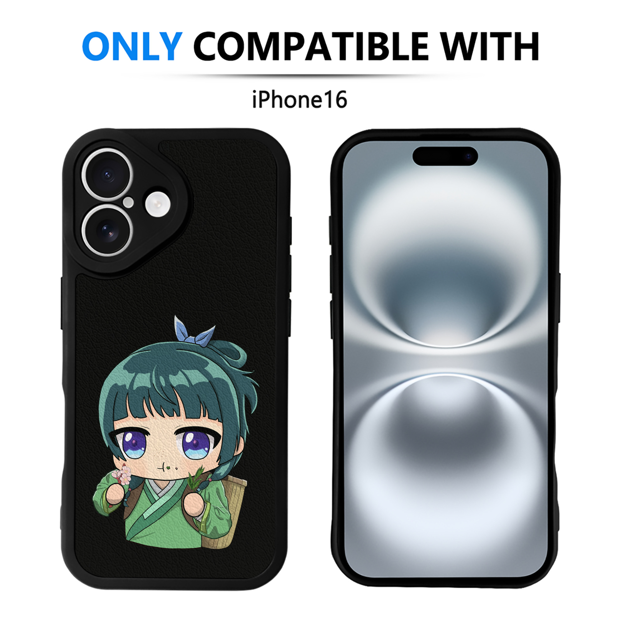 薬屋のひとりごと The Apothecary Diaries 【iPhone 16シリーズ対応】シリコンスマホケース（レザー調） 材質：シリコン